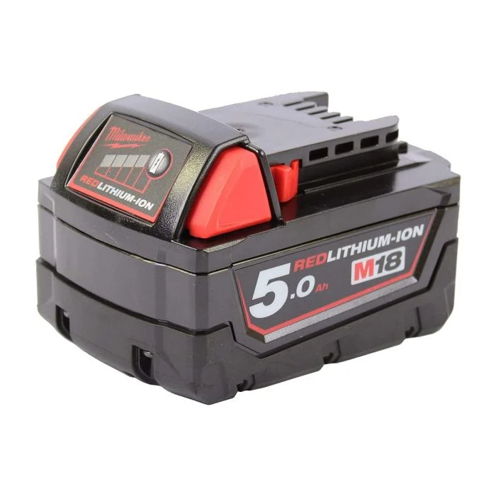 Won 10X Milwaukee M18 B5 18v REDLITHIUM 5.0Ah Li-Ion Batteries