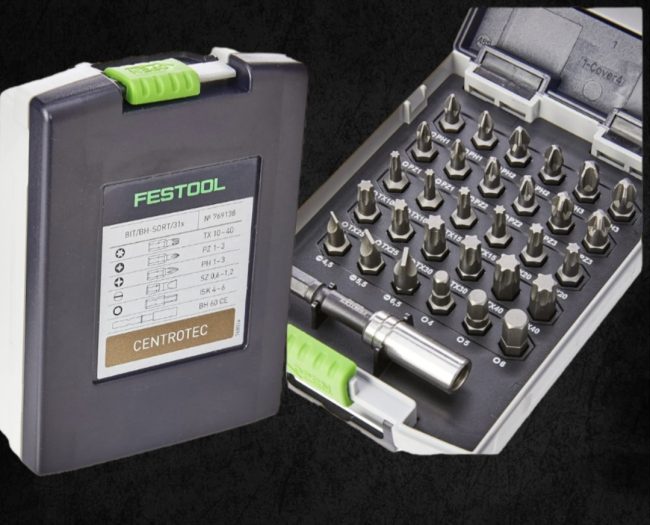FESTOOL 31 PCE BIT SET
